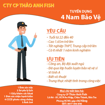 Tuyển Bảo Vệ